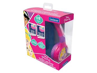Lexibook Księżniczki Disney'a Słuchawki Nauszne Bezprzewodowe