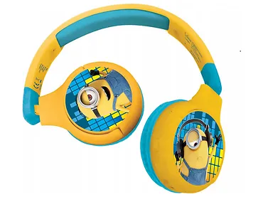 Lexibook Minionki Słuchawki Nauszne Bezprzewodowe