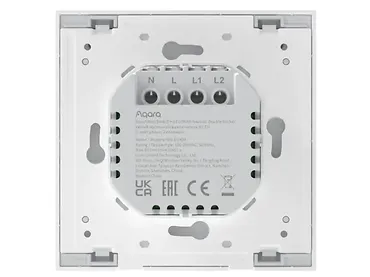 Podwójny włącznik światła Aqara H1 z neutralnym