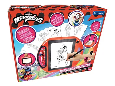 Projektor do rysowania Lexibook Miraculous z szablonami i stemplami