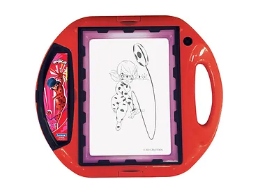 Projektor do rysowania Lexibook Miraculous z szablonami i stemplami