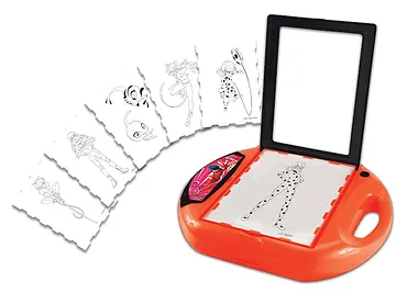 Projektor do rysowania Lexibook Miraculous z szablonami i stemplami