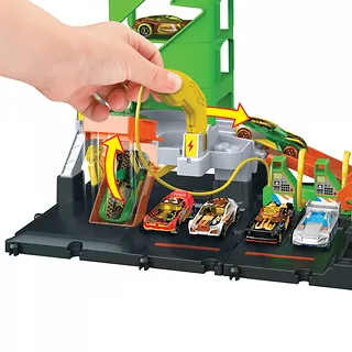 Hot Wheels Zestaw Superstacja ładowania samochodów