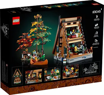 LEGO Klocki Ideas 21338 Chatka w kształcie litery A