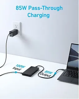 Anker Hub 364 USB-C Dual Display 10w1 2x4K HDMI eth czarny