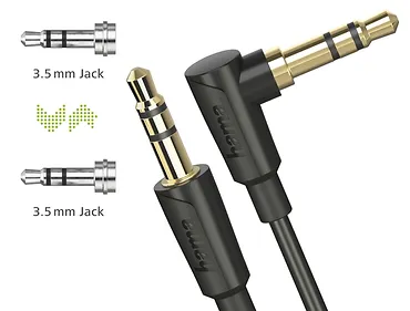 Hama Kabel spiralny Jack kątowy 3,5mm 1,5m