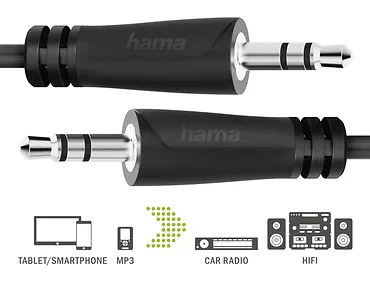 Hama Kabel jack 3,5mm jak 3,5mm 1,5m