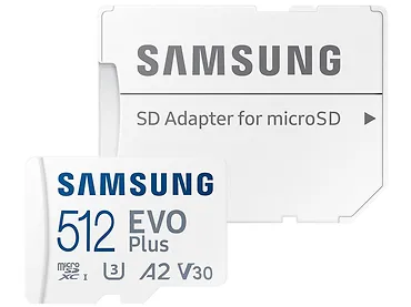 Karta pamięci Samsung microSD MB-MC512SA/EU EVO Plus 512GB + adapter