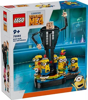 LEGO Klocki Minions 75582 Gru i minionki z klocków