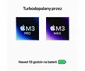 Apple MacBook Pro 14.2 cali: M3 Pro 11/14, 36GB, 1TB, 70W - Gwiezdna czerń - MRX33ZE/A/R1/D1
