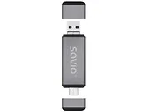 Czytnik kart pamięci SD USB-C+ USB-A 2.0+ Micro USB 3w1 SAVIO AK-72