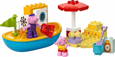 LEGO Klocki DUPLO 10432 Peppa Pig Peppa i rejs łodzią
