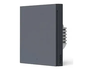 Pojedynczy Przełącznik Aqara Smart Wall Switch H1 Szary No neutral