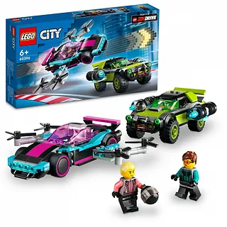 LEGO Klocki City 60396 Podrasowane samochody wyścigowe