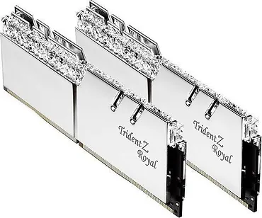 G.SKILL Pamięć do PC - DDR4 32GB (2x16GB) TridentZ Royal RGB 3200MHz CL14-14-14 XMP2 Silver
