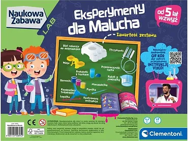 Clementoni Zestaw naukowy Eksperymenty dla malucha