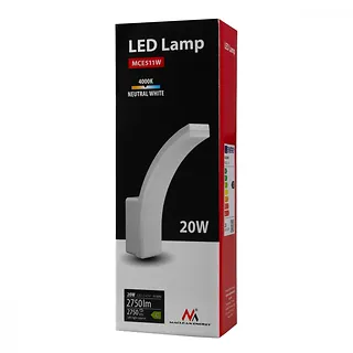 Maclean Lampa LED MCE511 W 20W IP65 4000K