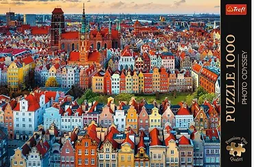 Trefl Puzzle 1000 elementów Premium Plus Quality Widok na Gdańsk, Polska