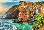 Trefl Puzzle 1000 elementów Premium Plus Quality Miasteczko Riomaggiore Włochy