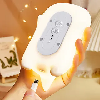 Lampka Nocna Silikonowa Wielokolorowa z Pilotem LED Pokky Clever Dino Media-Tech MT227