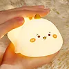 Lampka Nocna Silikonowa Wielokolorowa z Pilotem LED Pokky Clever Dino Media-Tech MT227