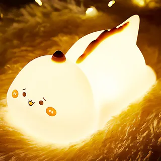 Lampka Nocna Silikonowa Wielokolorowa z Pilotem LED Pokky Clever Dino Media-Tech MT227