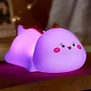 Lampka Nocna Silikonowa Wielokolorowa z Pilotem LED Pokky Clever Dino Media-Tech MT227