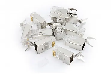 Digitus Wtyk RJ45 (8P8C) uniwersalny, kat. 6A, ekranowany, AWG 24-22, opakowanie 10 szt.