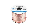 Lanberg Kabel głośnikowy 2x1.0 100 SC-2X10-10CC-1000-TR