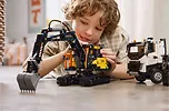 LEGO Klocki Technic 42175 Ciężarowka Volvo FMX i koparka EC230 Electric
