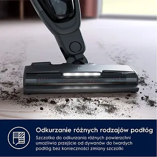 Electrolux  Odkurzacz pionowy Clean 600 Pure ES62CB25DH 55 minut