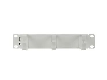 Lanberg Organizer kabli 10 cali z 3 metalowymi uchwytami TYP B szary