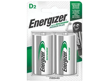 Akumulatorki Energizer Power Plus D HR20 2500mAh  2 szt.