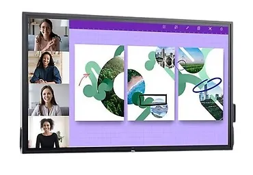 Dell Monitor interaktywny P7524QT  75 cali dotykowy IPS LED 4K UHD (3840x2160)/16:9/DP/HDMI/VGA/RS232/USB/RJ45/Głośniki/3Y