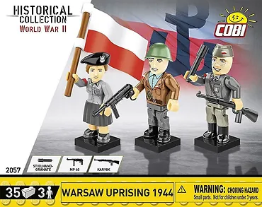Cobi Klocki Figurki Powstańców warszawskich 1944 zestaw