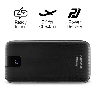 Hama Power pack PD 20000 mAh Antracyt
