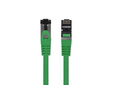 Lanberg Patchcord kat.8.1 S/FTP LSZH CU 0.5m zielony fluke passed