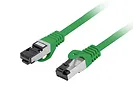 Lanberg Patchcord kat.8.1 S/FTP LSZH CU 0.5m zielony fluke passed
