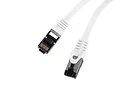 Lanberg Patchcord kat.8.1 S/FTP LSZH CU 1.5m biały fluke passed