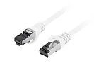 Lanberg Patchcord kat.8.1 S/FTP LSZH CU 1.5m biały fluke passed