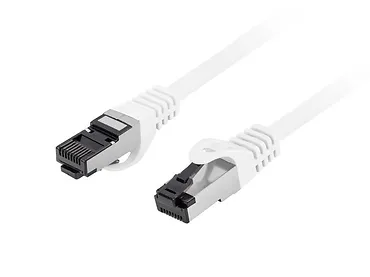 Lanberg Patchcord kat.8.1 S/FTP LSZH CU 1.5m biały fluke passed