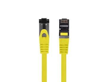 Lanberg Patchcord kat.8.1 S/FTP LSZH CU 1m żółty fluke passed