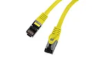 Lanberg Patchcord kat.8.1 S/FTP LSZH CU 1m żółty fluke passed