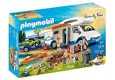 Playmobil Zestaw Family Fun 9318 Wycieczka kamperem