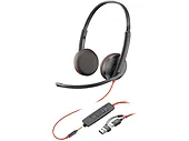 Słuchawki HP POLY Blackwire 3225 USB-C/A+3,5mm 8X229AA