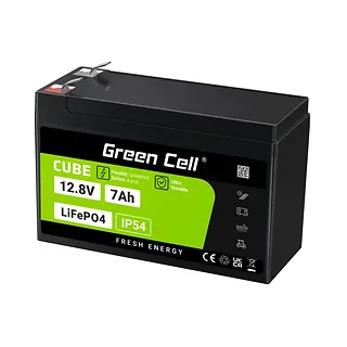 Green Cell Akumulator CUBE LiFePO4 7Ah 12V/12.8V 89.6Wh