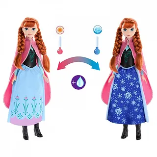 Mattel Lalka Disney Kraina Lodu Anna Magiczna Spódniczka