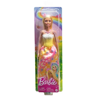 Mattel Lalka Barbie Księżniczka z długimi włosami, żółto-blond