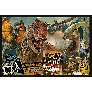 Trefl Puzzle 2x200 elementów Prehistoryczny świat Park Jurajski