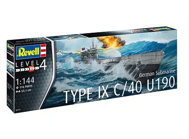 Revell Model plastikowy German Submarine T.IX C/40 1/144